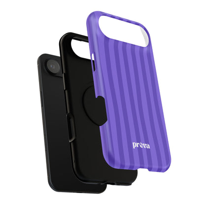 Dark Purple Stripes Phone Case