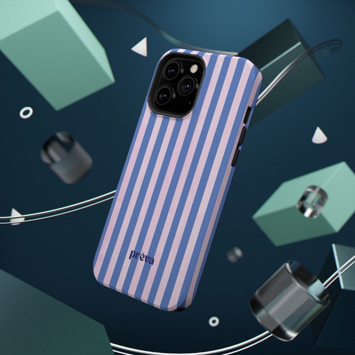 Striped Purple and Pink Phone Case