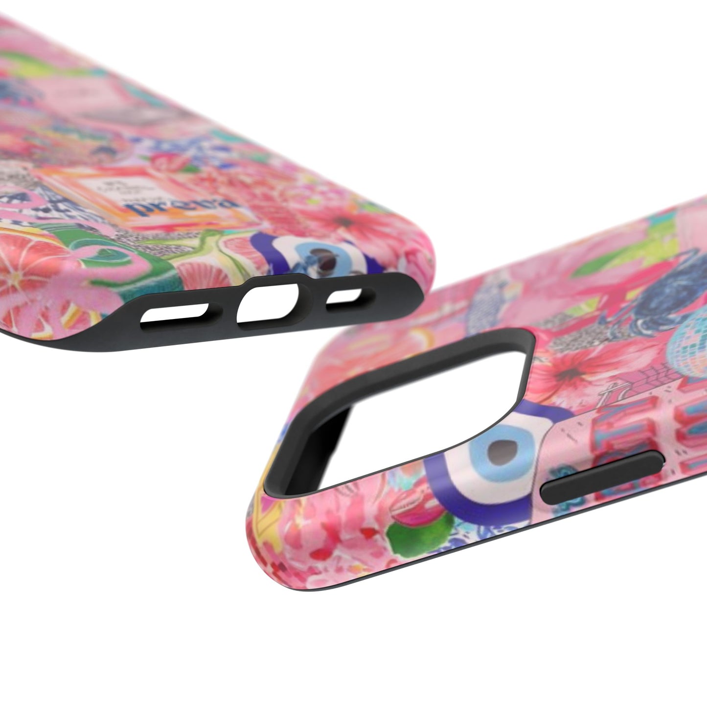 Floral & Pink Collage Phone Case