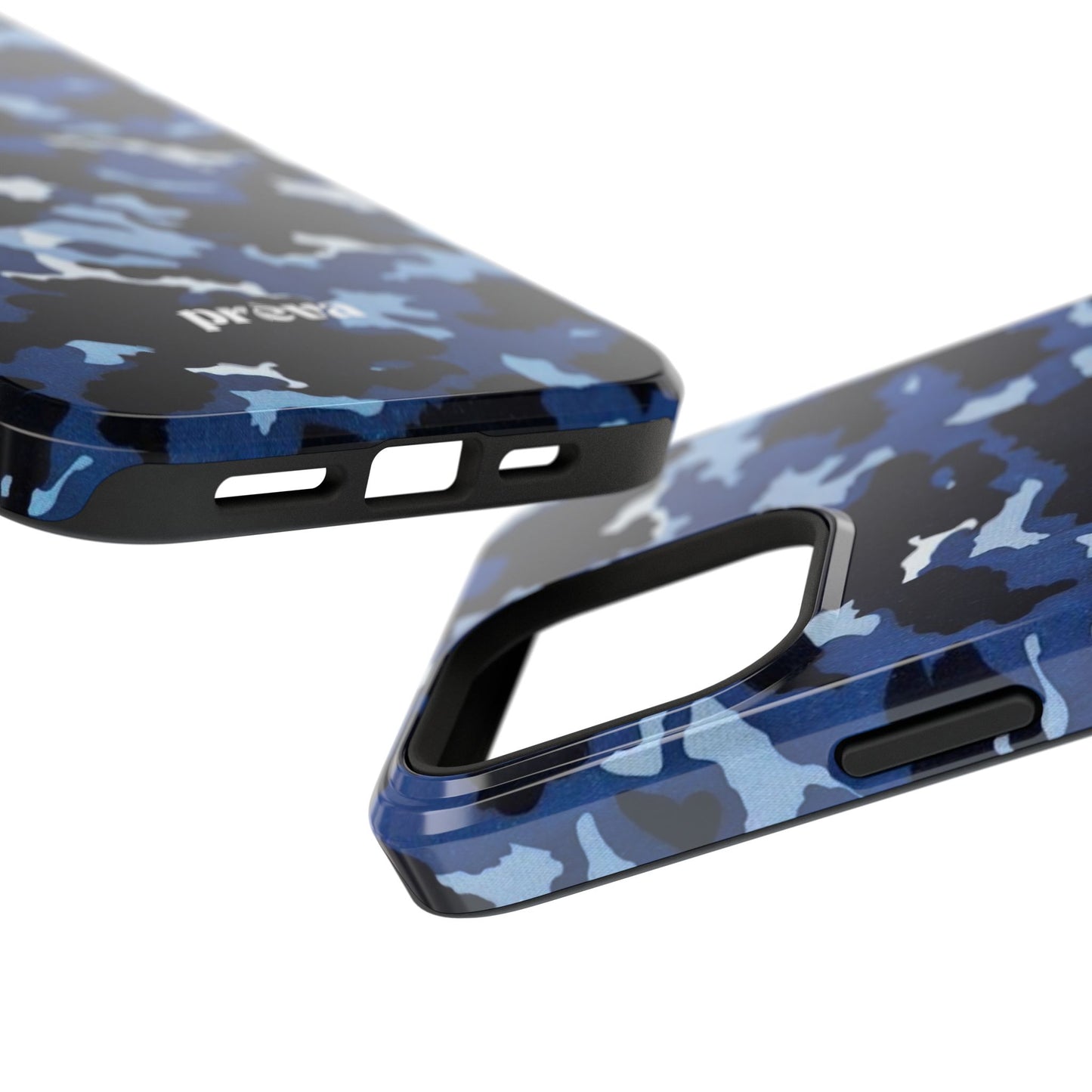 Blue Camo Phone Case