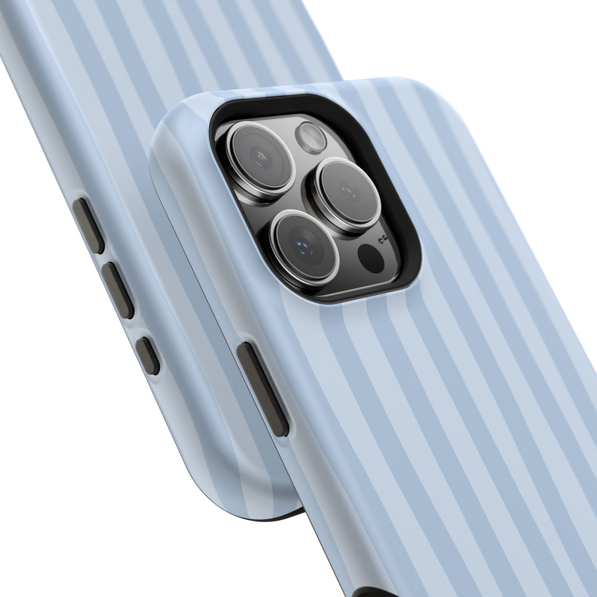 Pastel Blue Stripes Phone Case