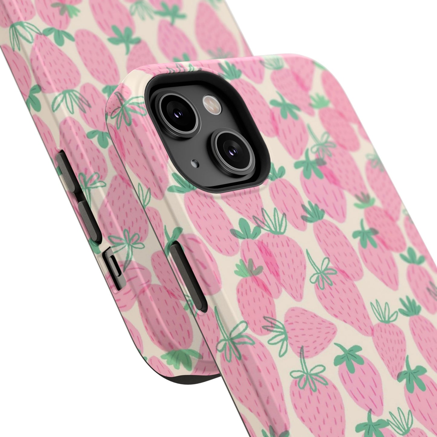 Pink Strawberry Phone Case