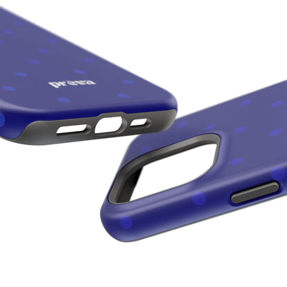 Dark Blue Polka Dots Phone Case