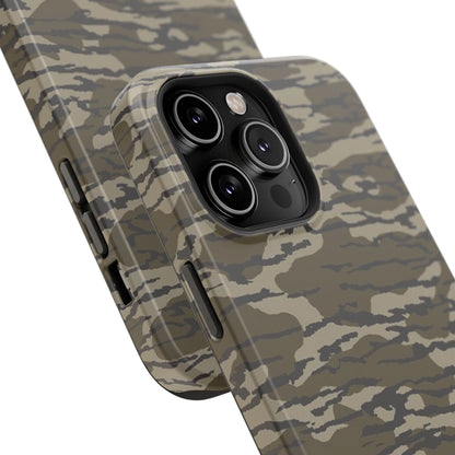 Camo Impact-Resistant Phone Case — Military Green Rugged Protection