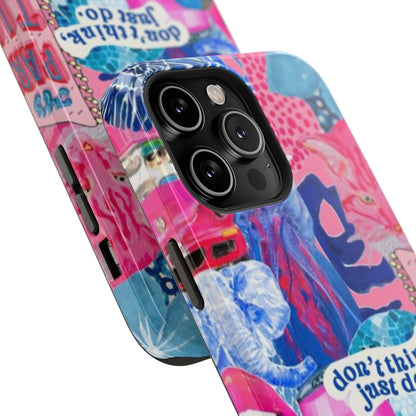 Vibrant Galaxy Collage Phone Case