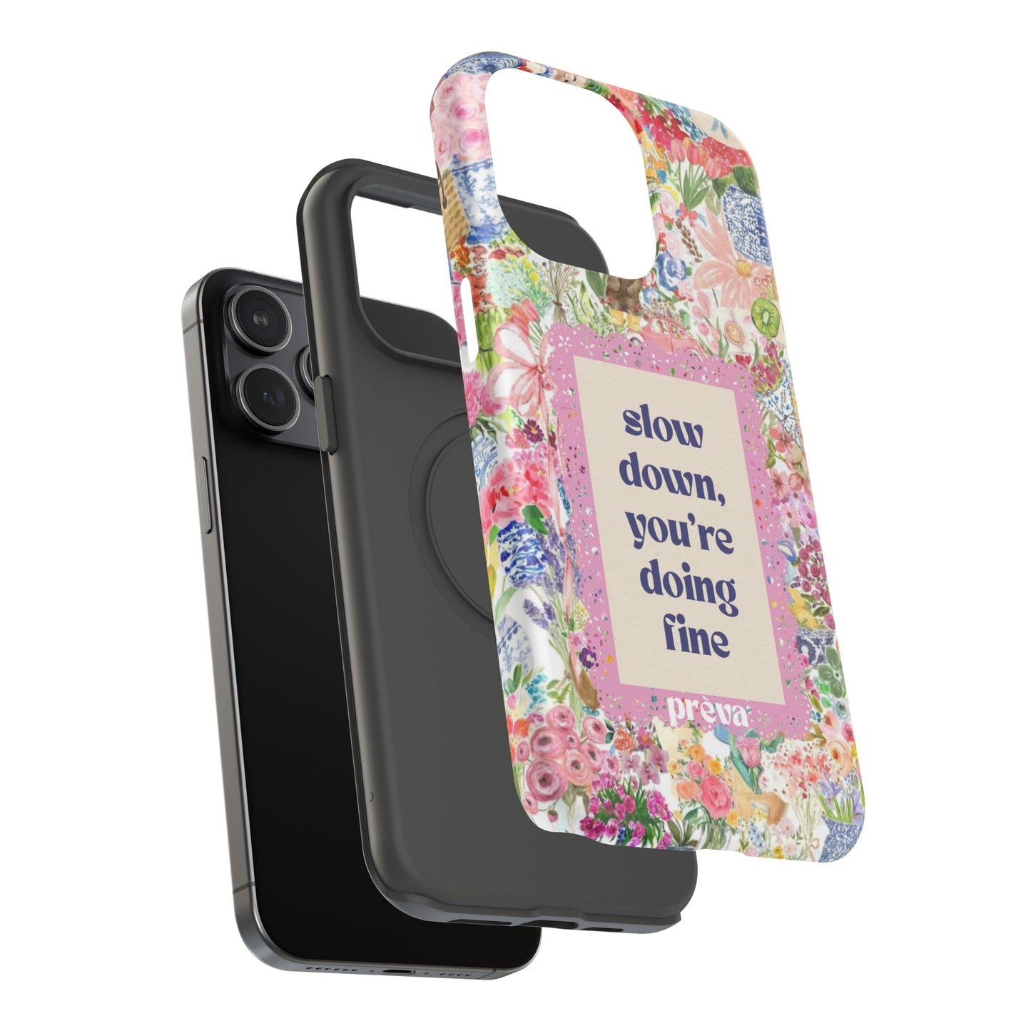 Slow Down Flowers x notsoken Phone Case