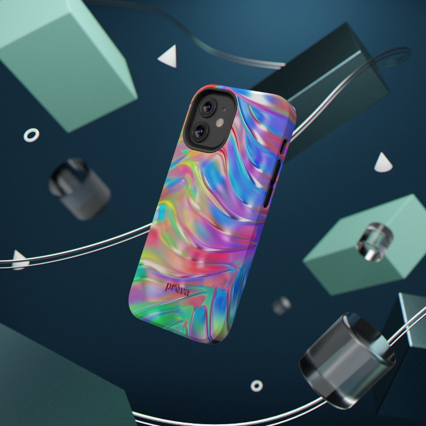 Iridescent Swirl Phone Case