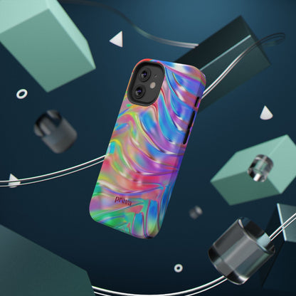 Iridescent Swirl Phone Case