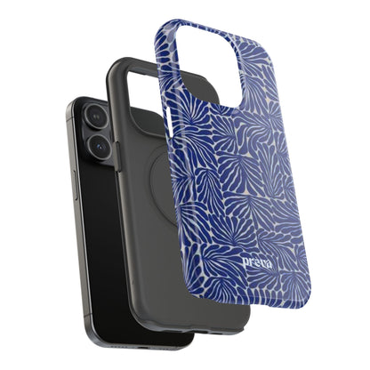 Blue Abstract Greek Phone Case