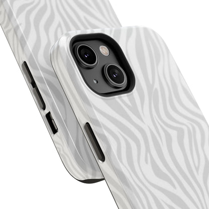Zebra White Wave Phone Case