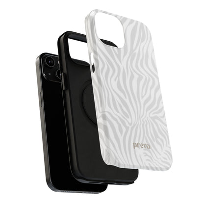 Zebra White Wave Phone Case