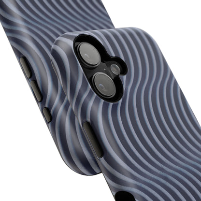 Wavy Navy Phone Case