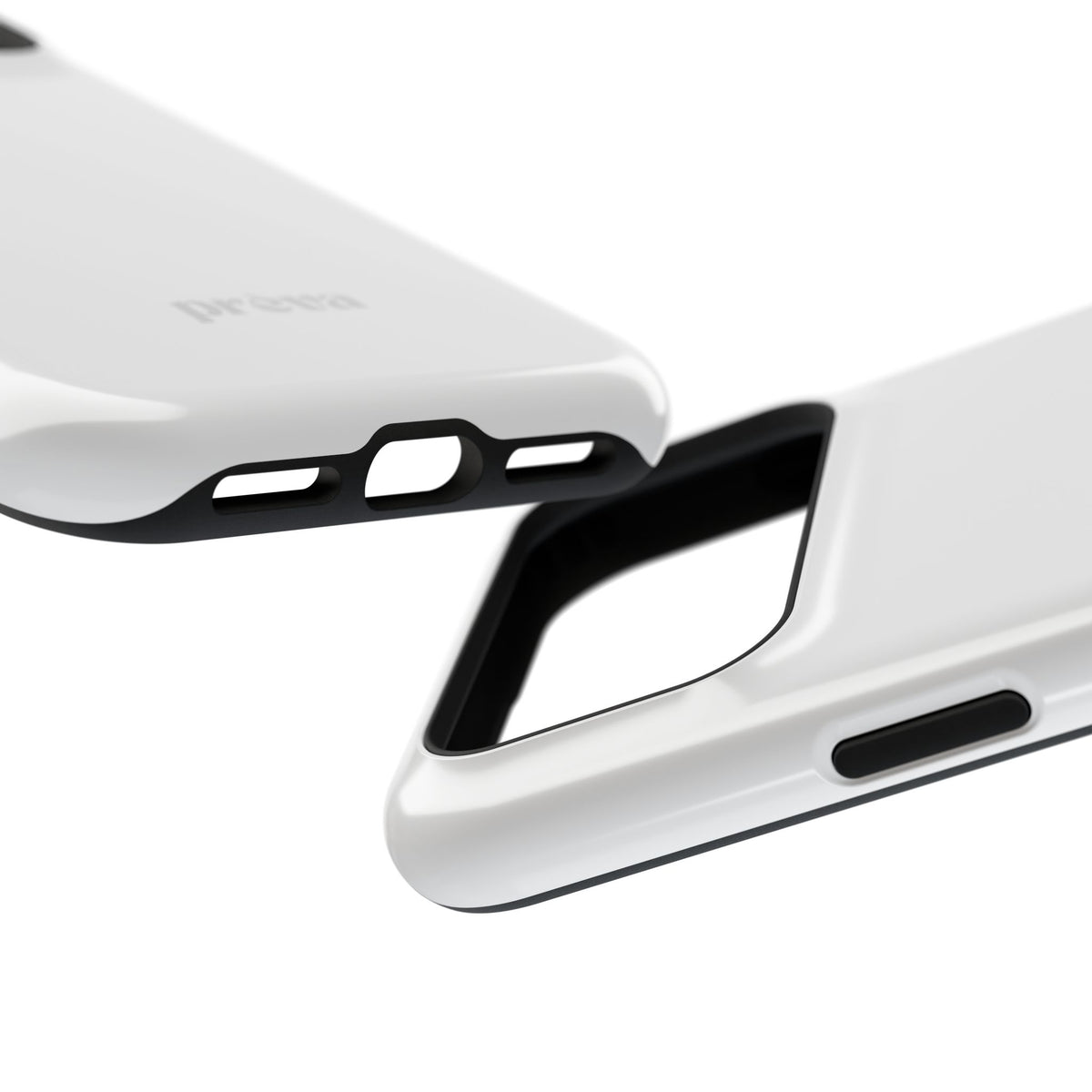White & Grey Phone Case