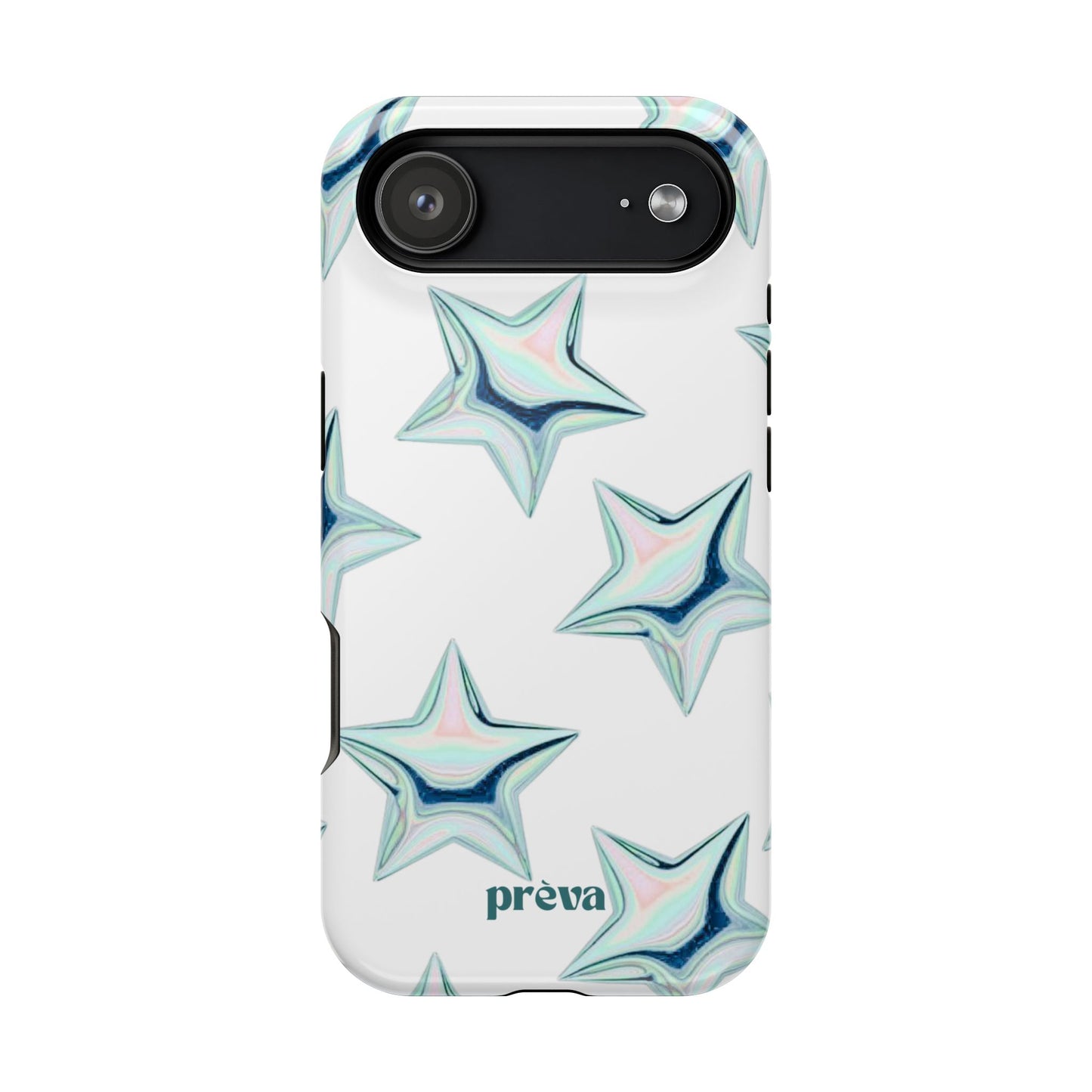 White Starburst Phone Case