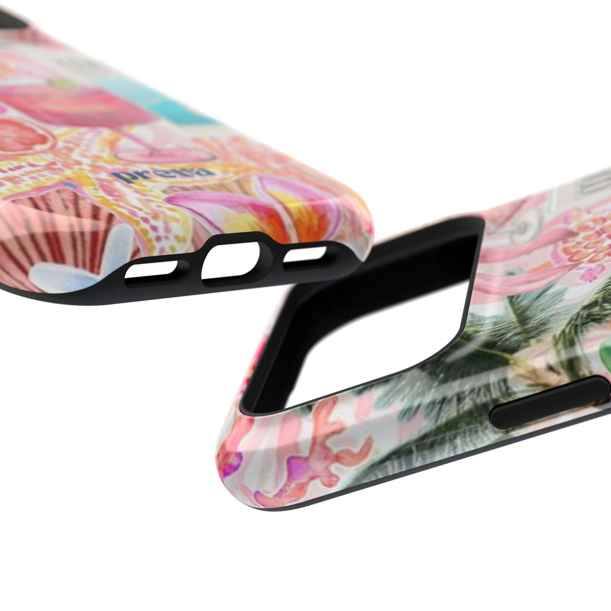 Pink Cocktail Collage Phone Case