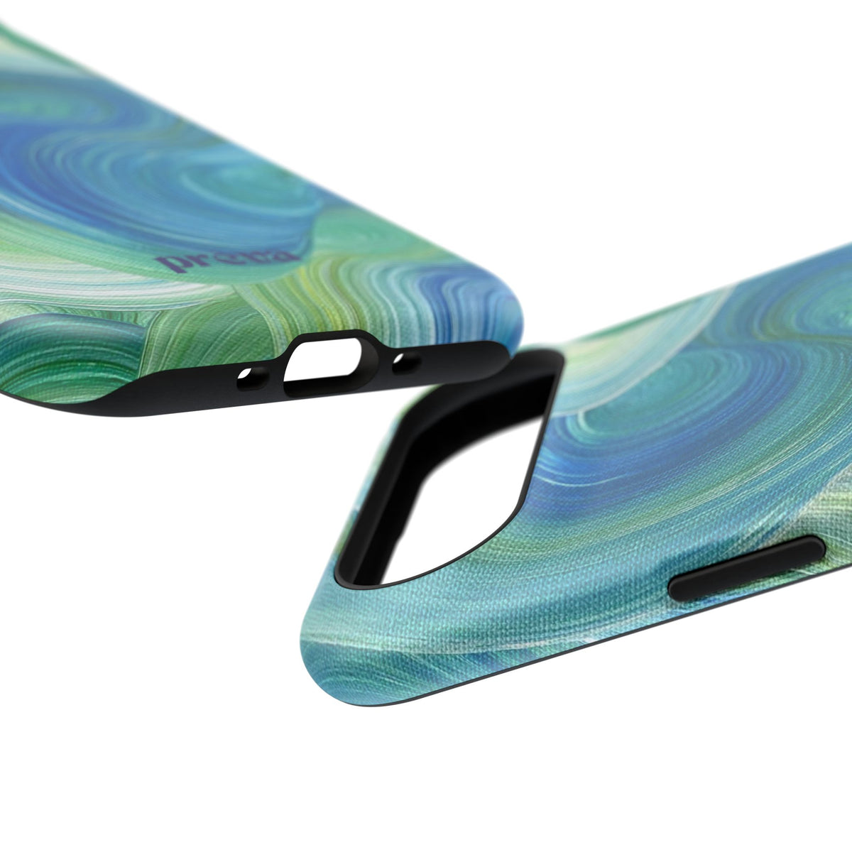 Swirling Ocean Impact-Resistant Phone Case