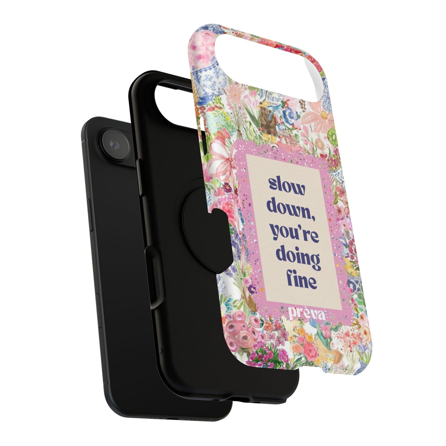 Slow Down Flowers x notsoken Phone Case