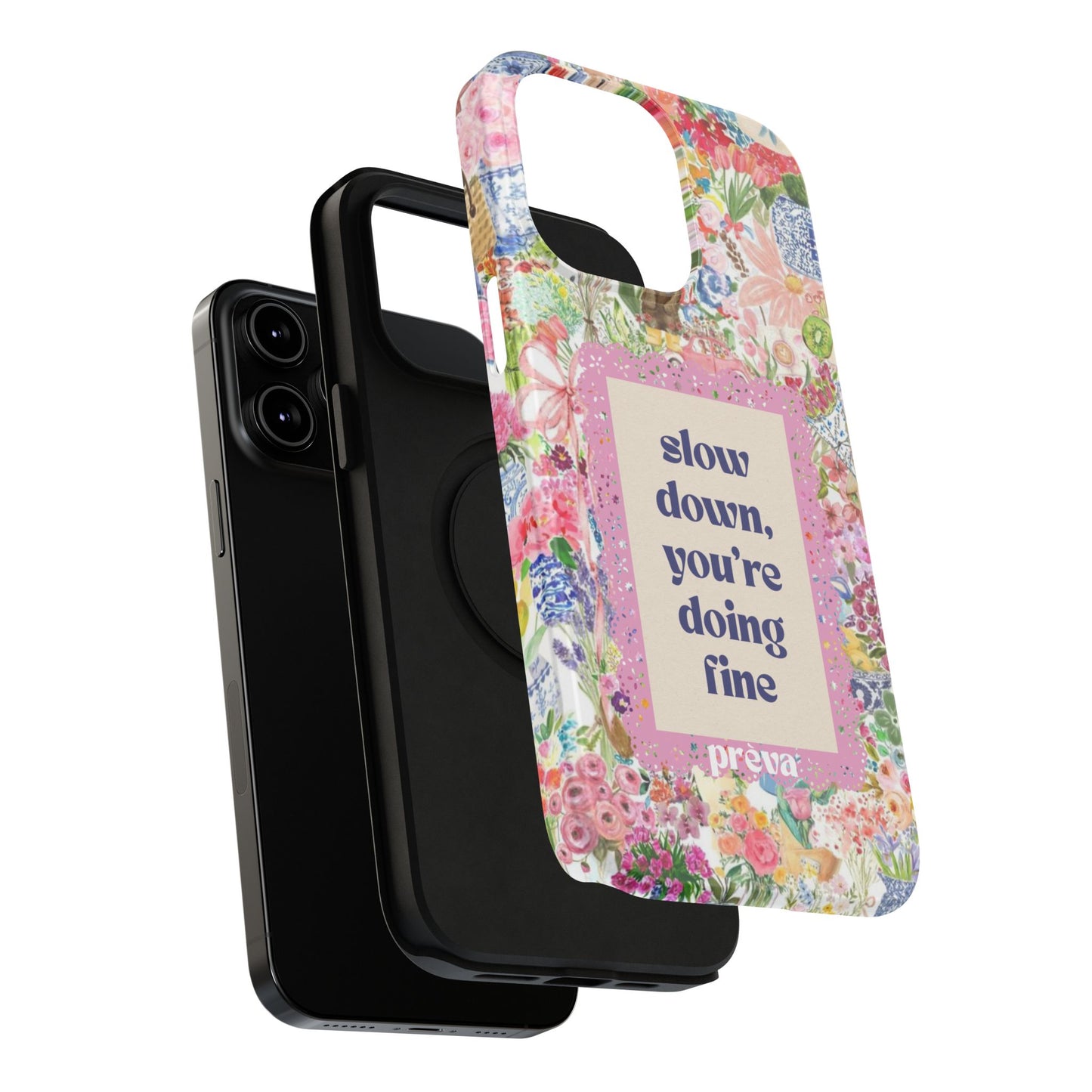 Slow Down Flowers x notsoken Phone Case