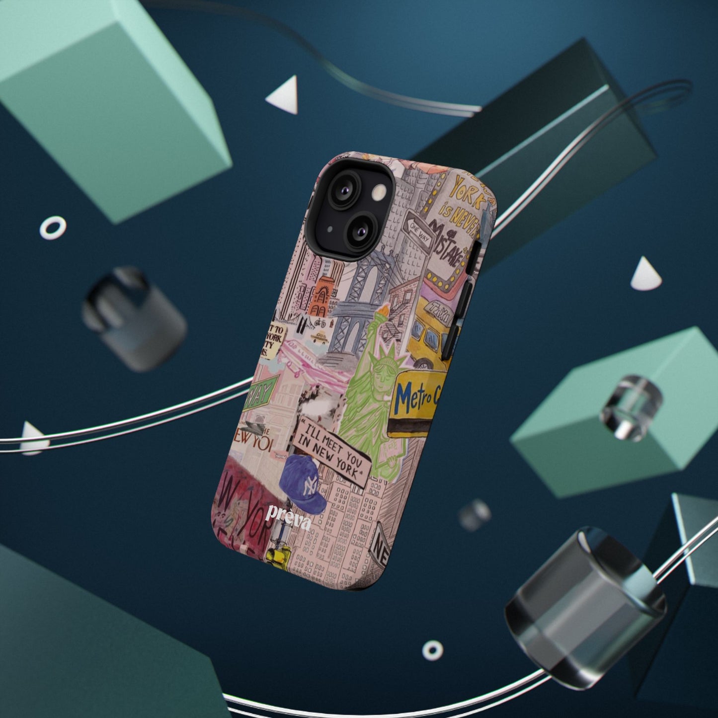 New York Collage Phone Case