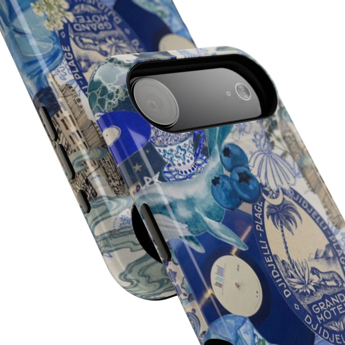 Blue Night Collage Phone Case