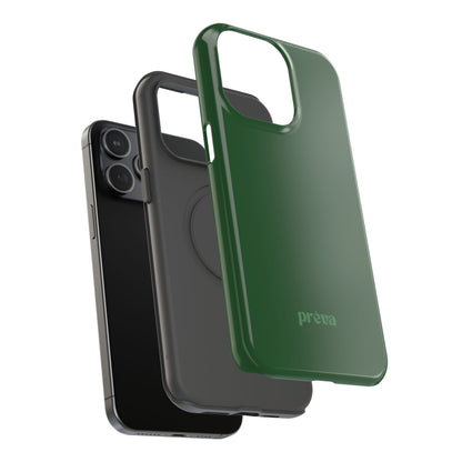 Impact-Resistant Phone Case — Forest Green Slim Armor