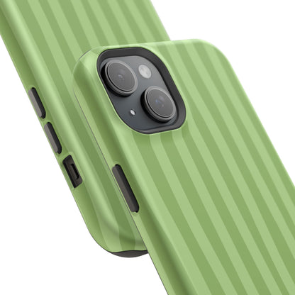 Light Green Stripes Phone Case