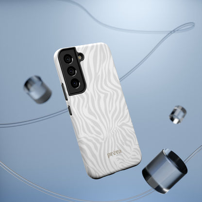 Zebra White Wave Phone Case