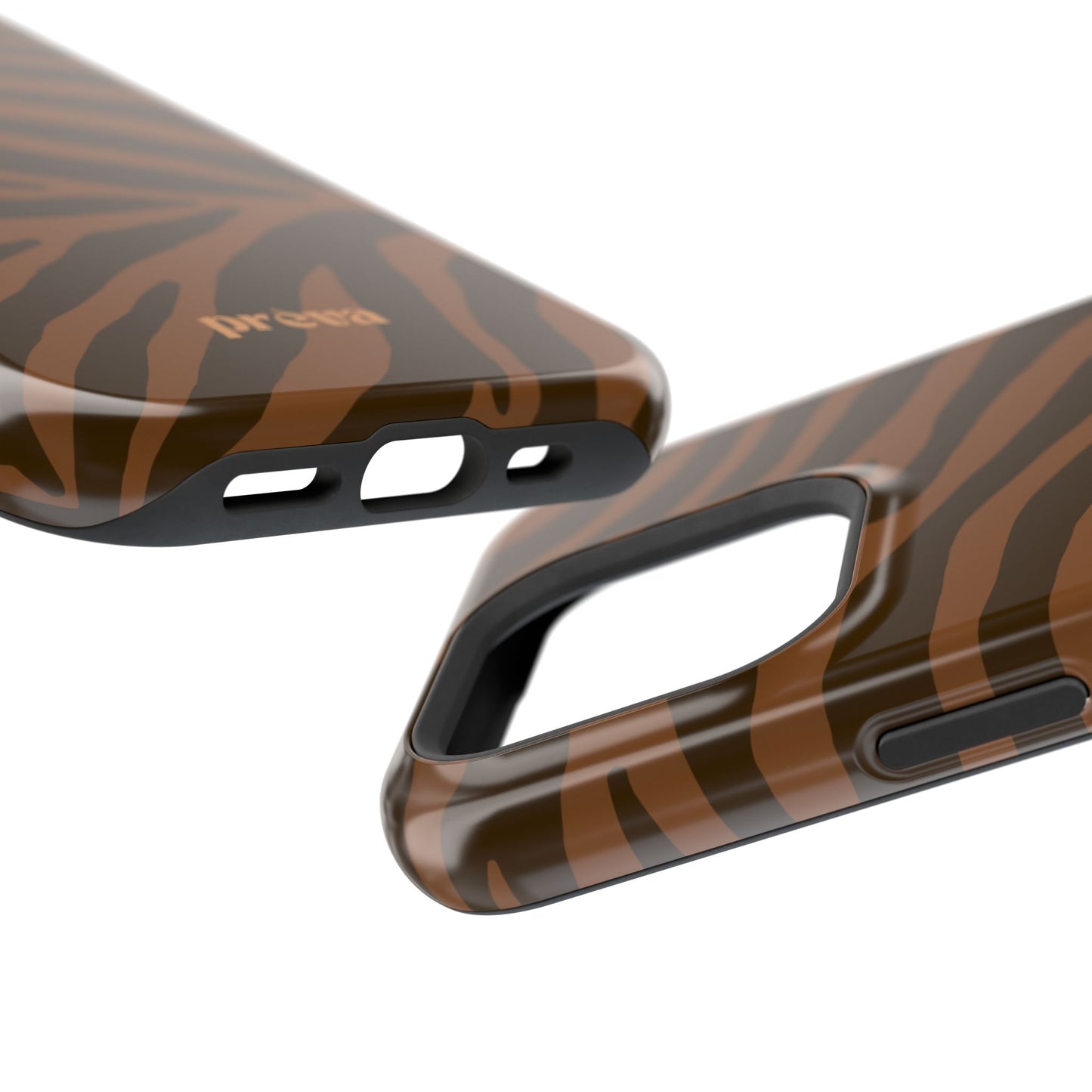 Brown Tiger Stripe Phone Case