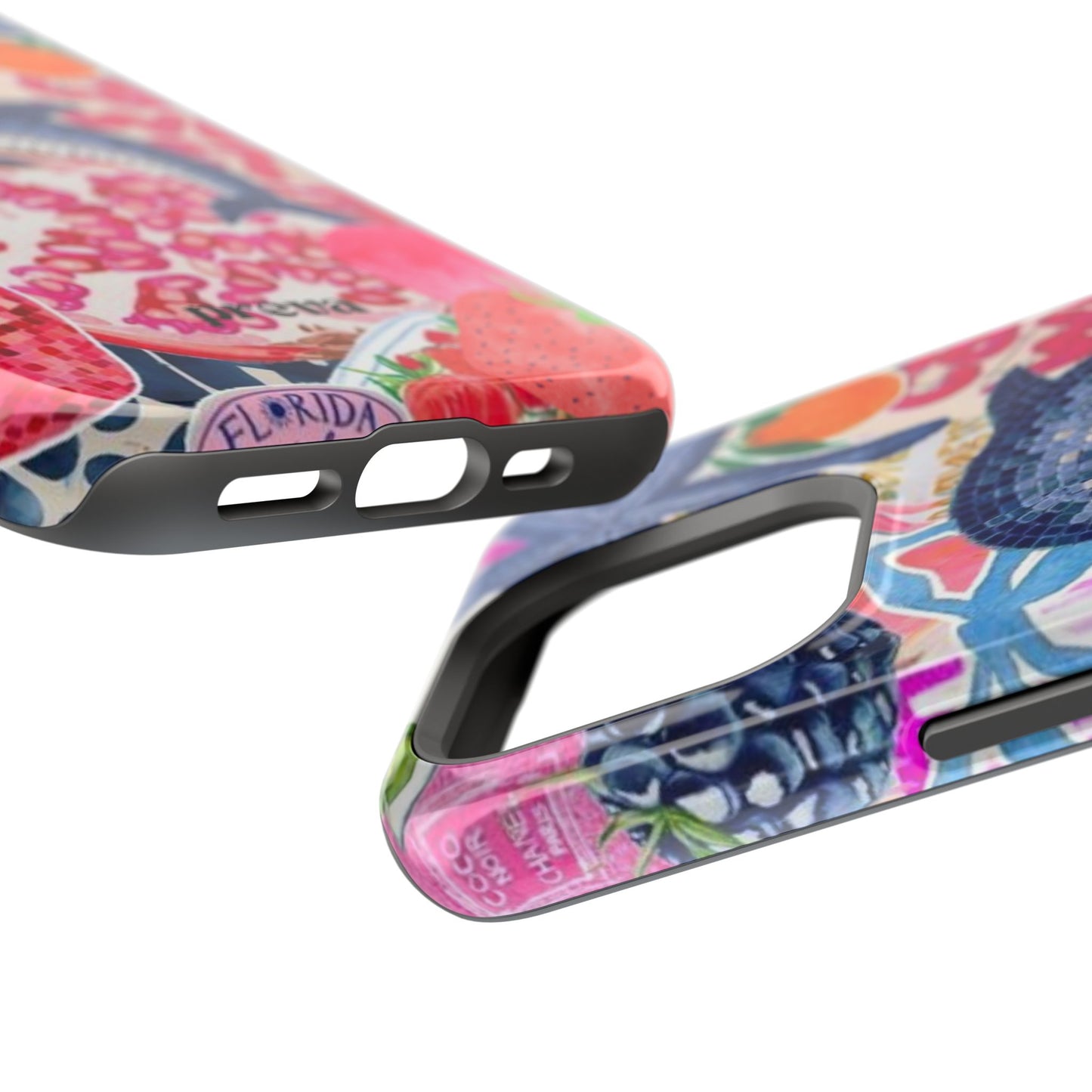 Dolphin Tropics Collage Phone Case