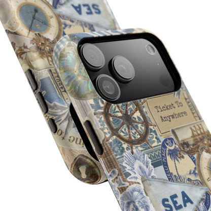 Neutral Travel Collage Phone Case