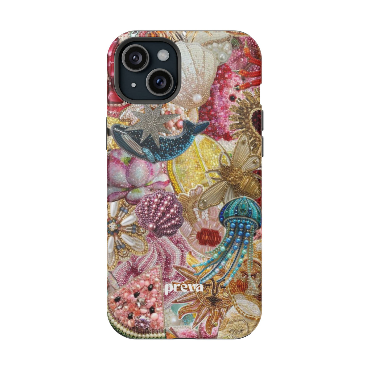 Floral Sea Collage Phone Case