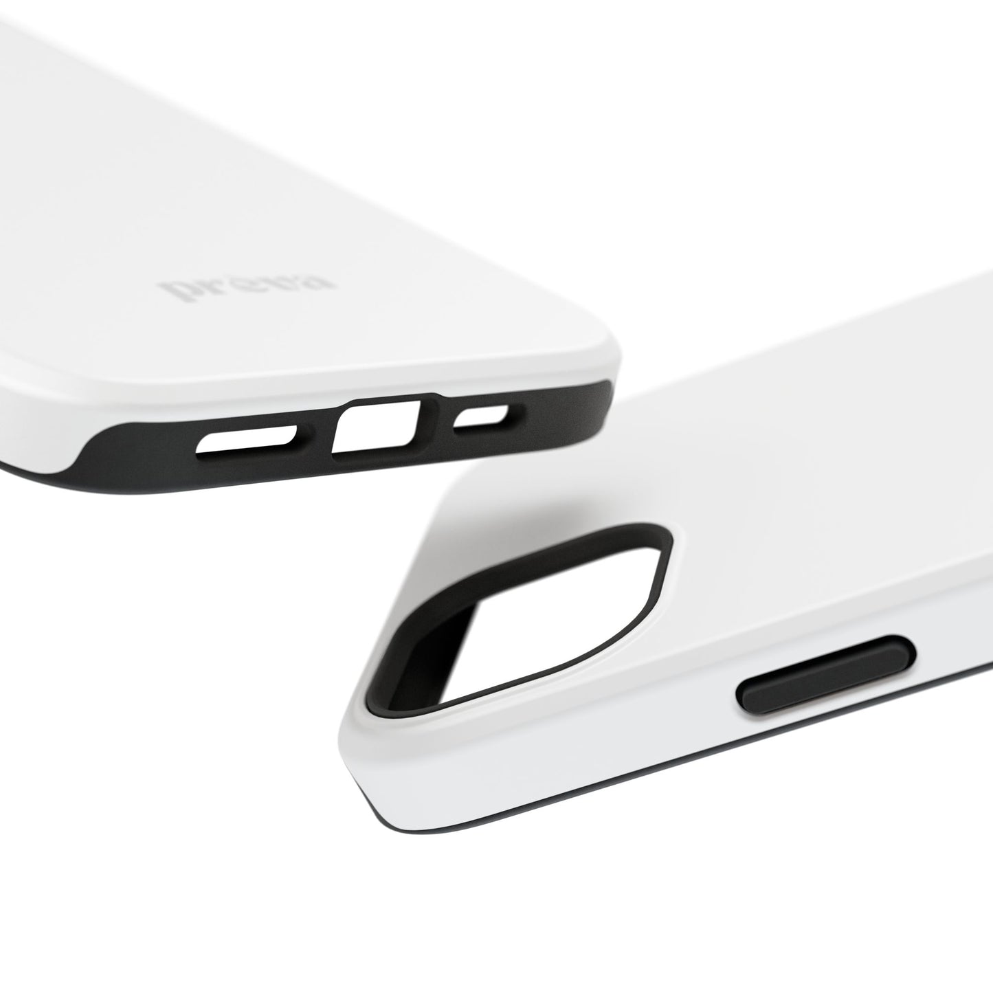 White & Grey Phone Case