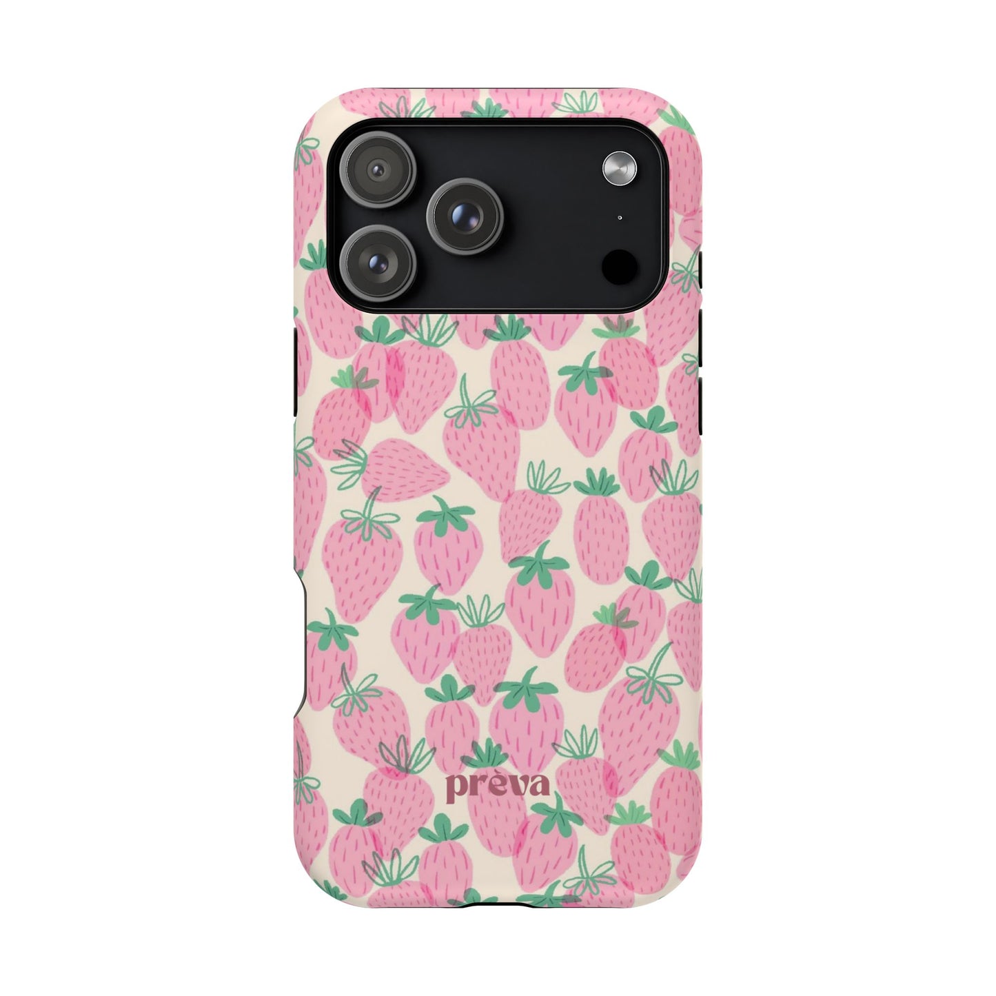 Pink Strawberry Phone Case