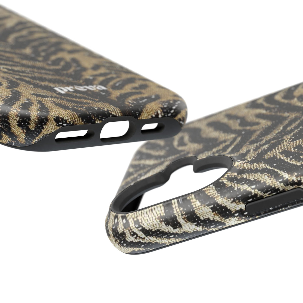 Phone Case — Impact‑Resistant Tiger Print Rug Texture