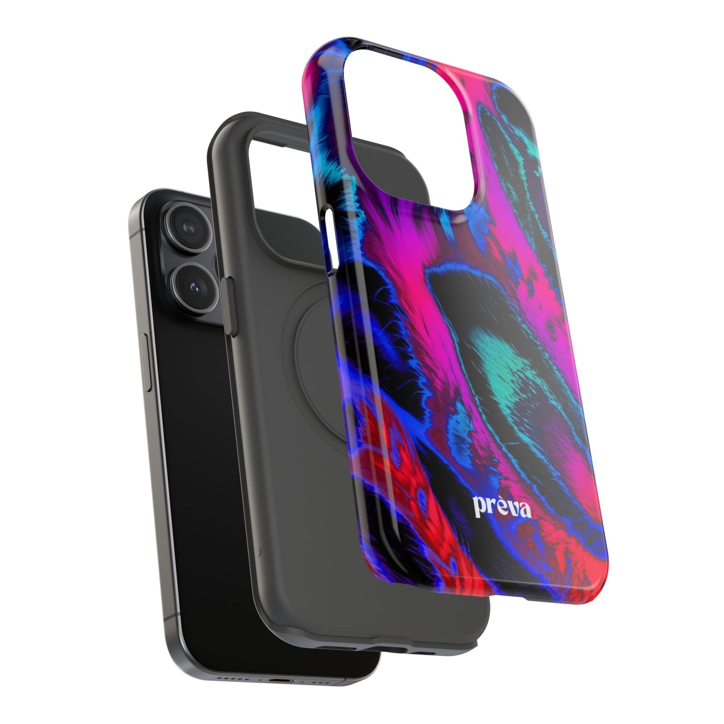 Neon Swirl Phone Case