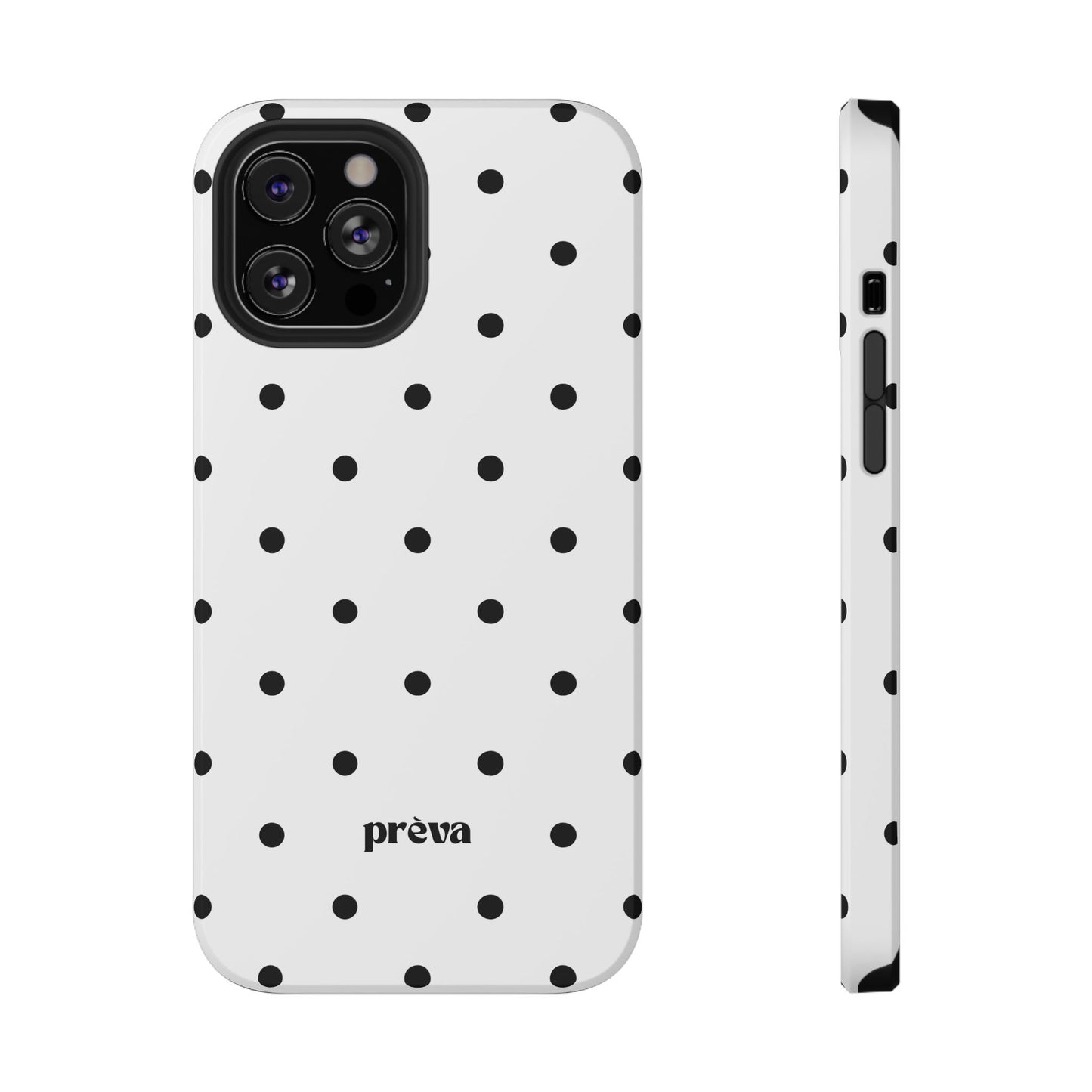 B&W polka dots Phone Case
