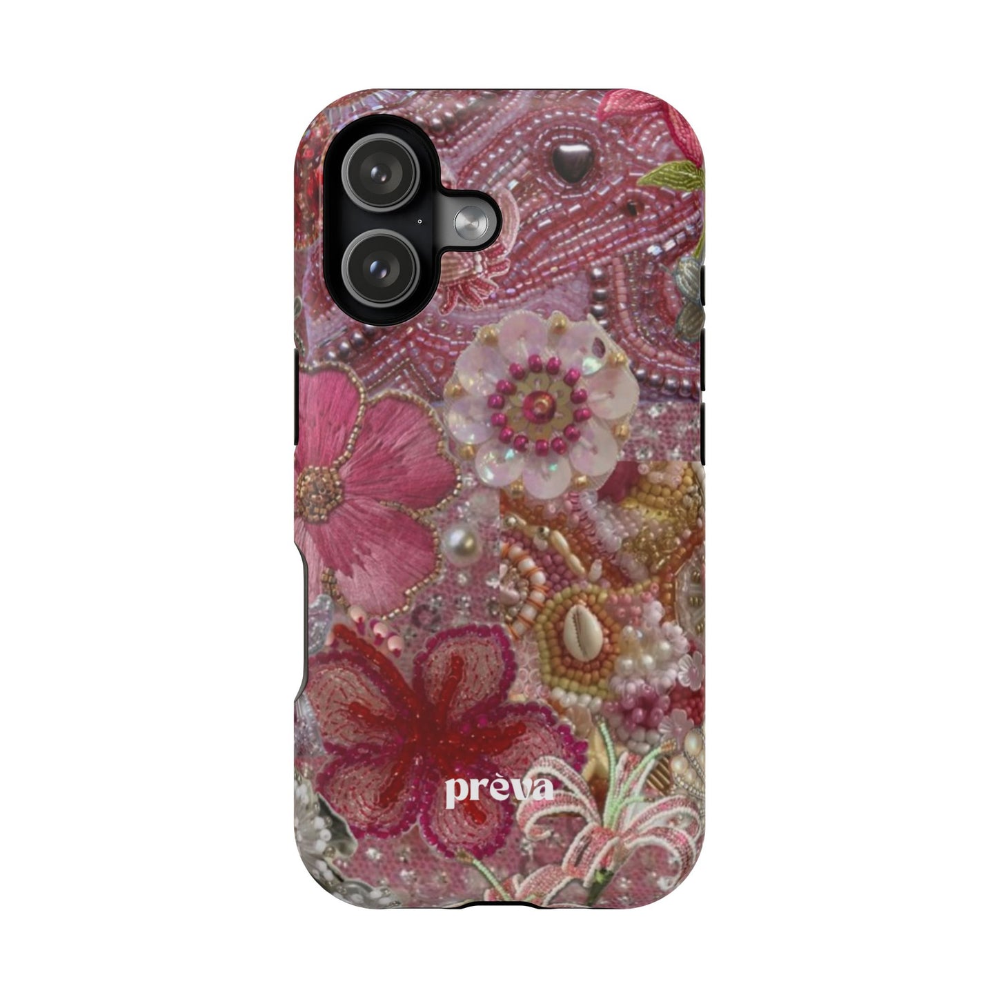 Floral Embroidery Phone Case