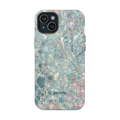 Marbled Seafoam Impact-Resistant Phone Case