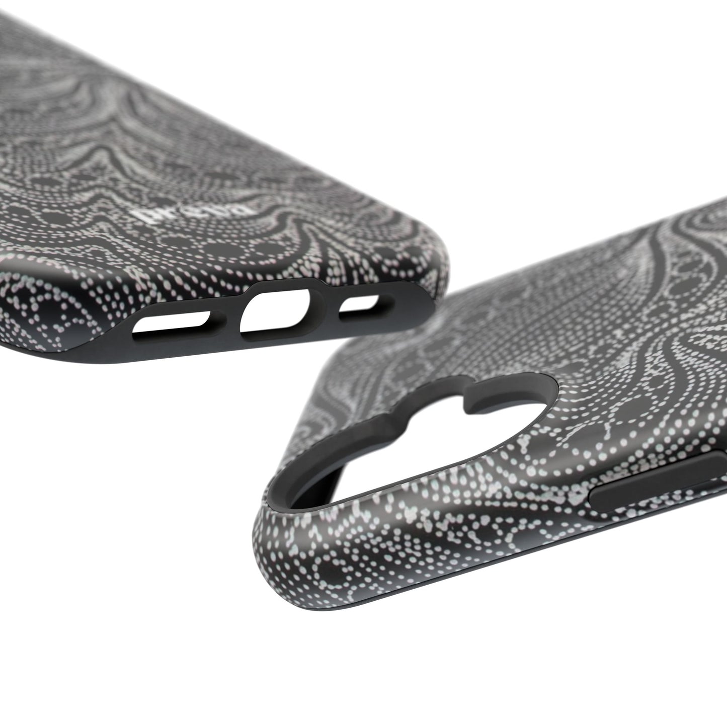 Abstract Midnight Lace Phone Case
