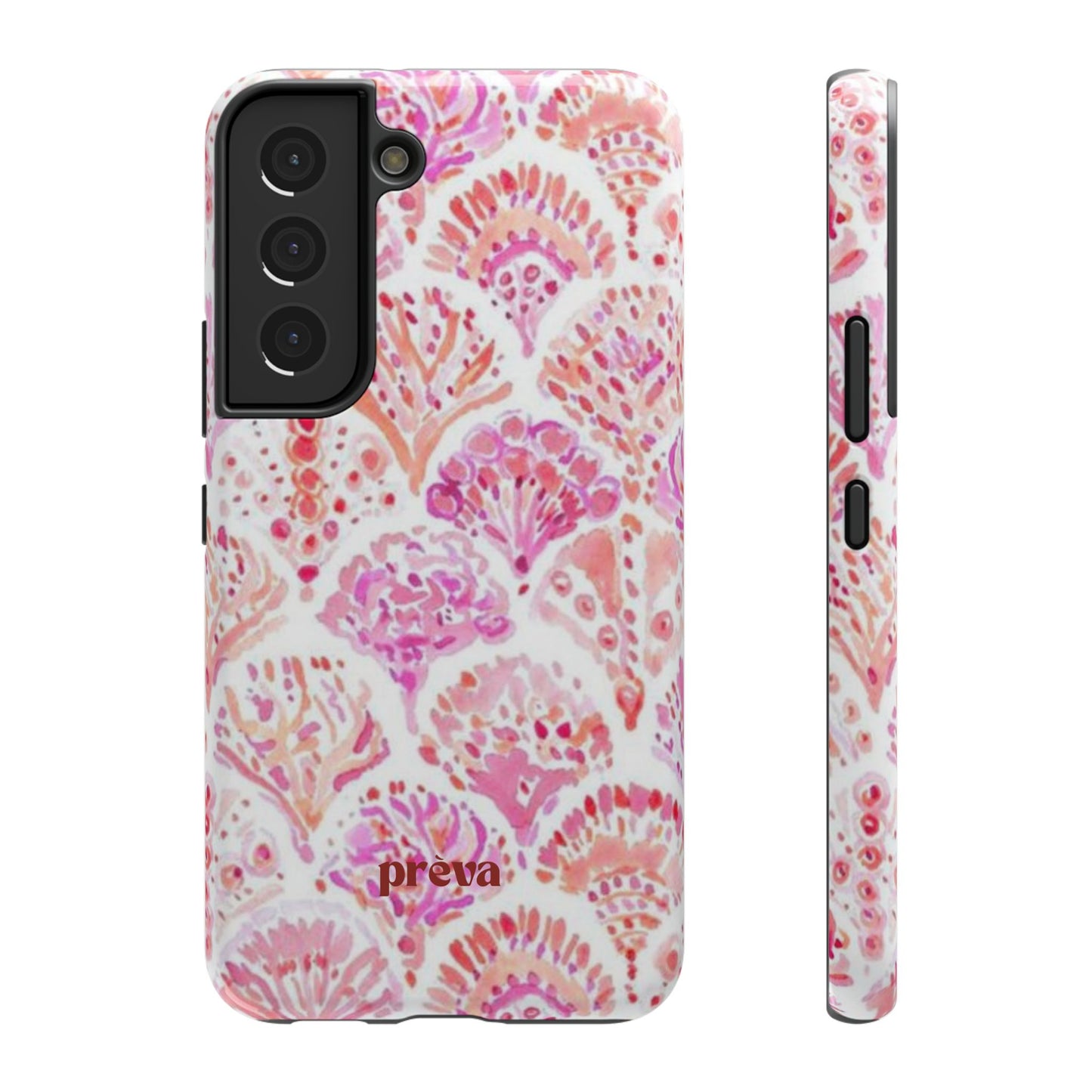Pink Shell Watercolor Phone Case