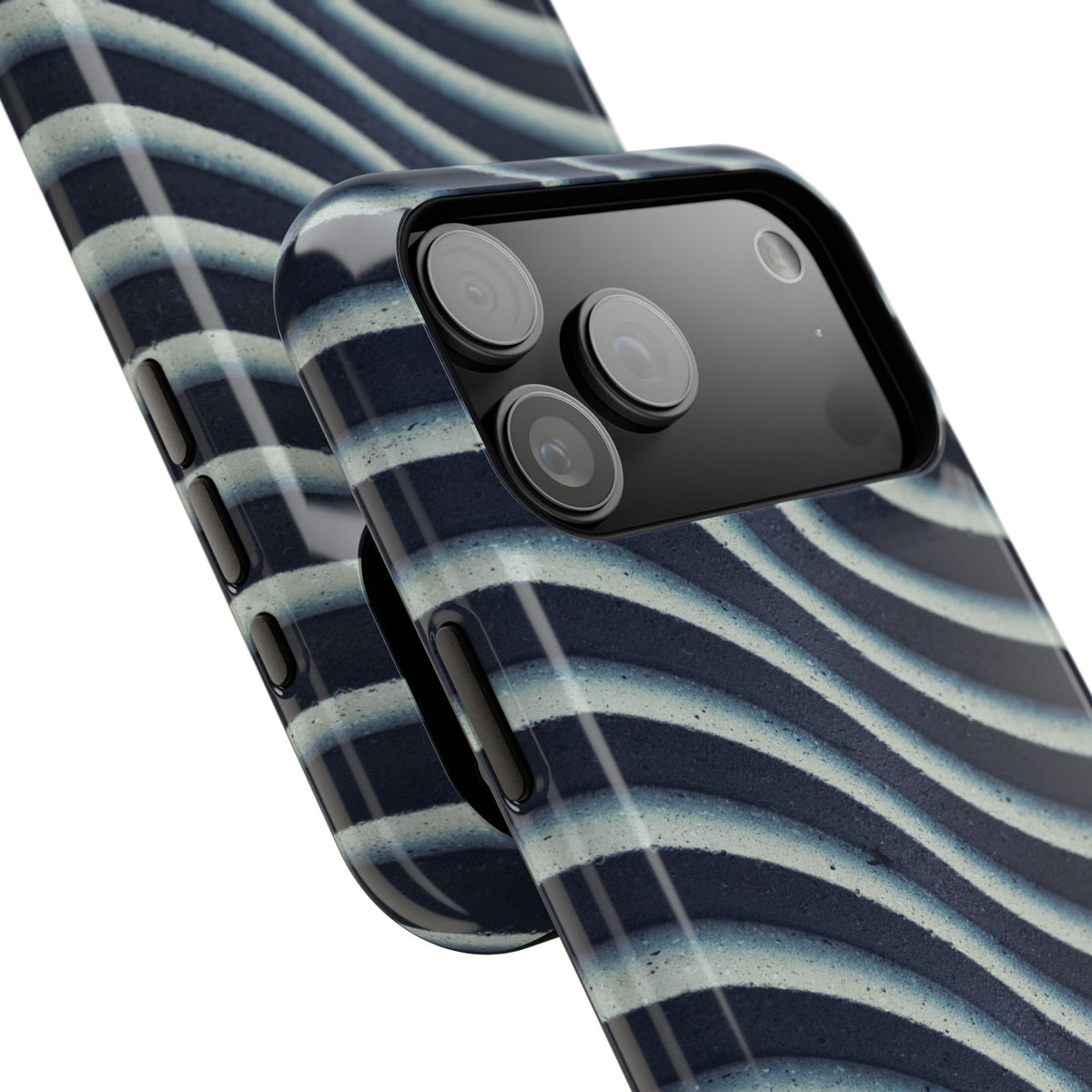 Navy Waves Phone Case