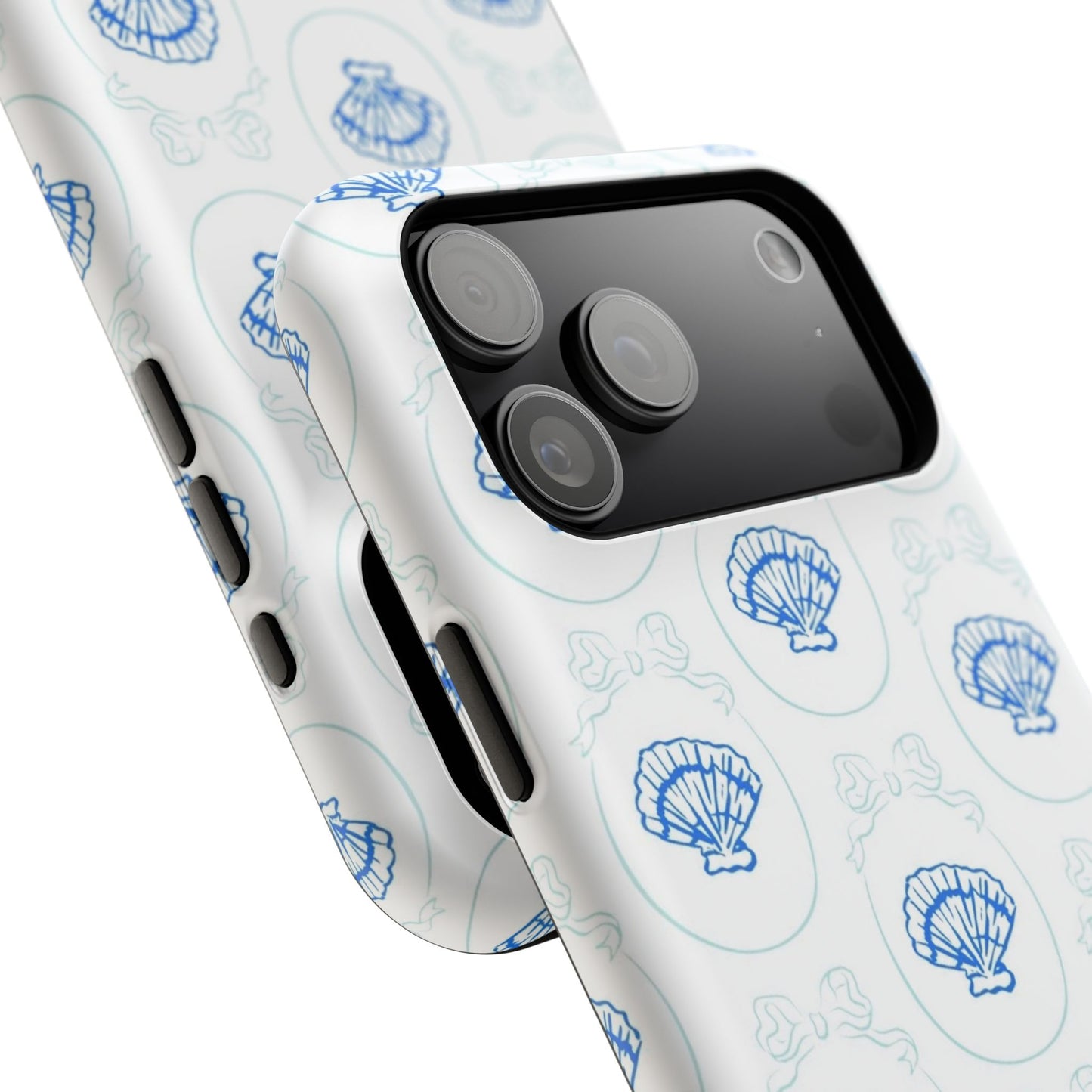 Fancy Teal Shell Phone Case