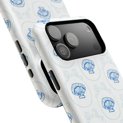 Fancy Teal Shell Phone Case