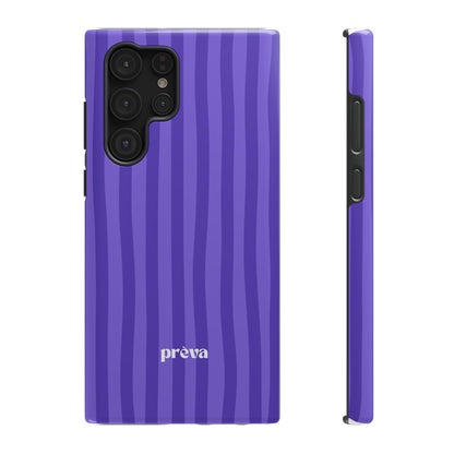 Dark Purple Stripes Phone Case
