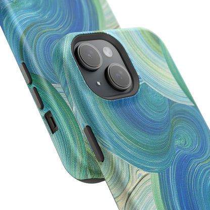 Swirling Ocean Impact-Resistant Phone Case