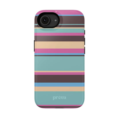 Cocoa Palm Stripes Phone Case
