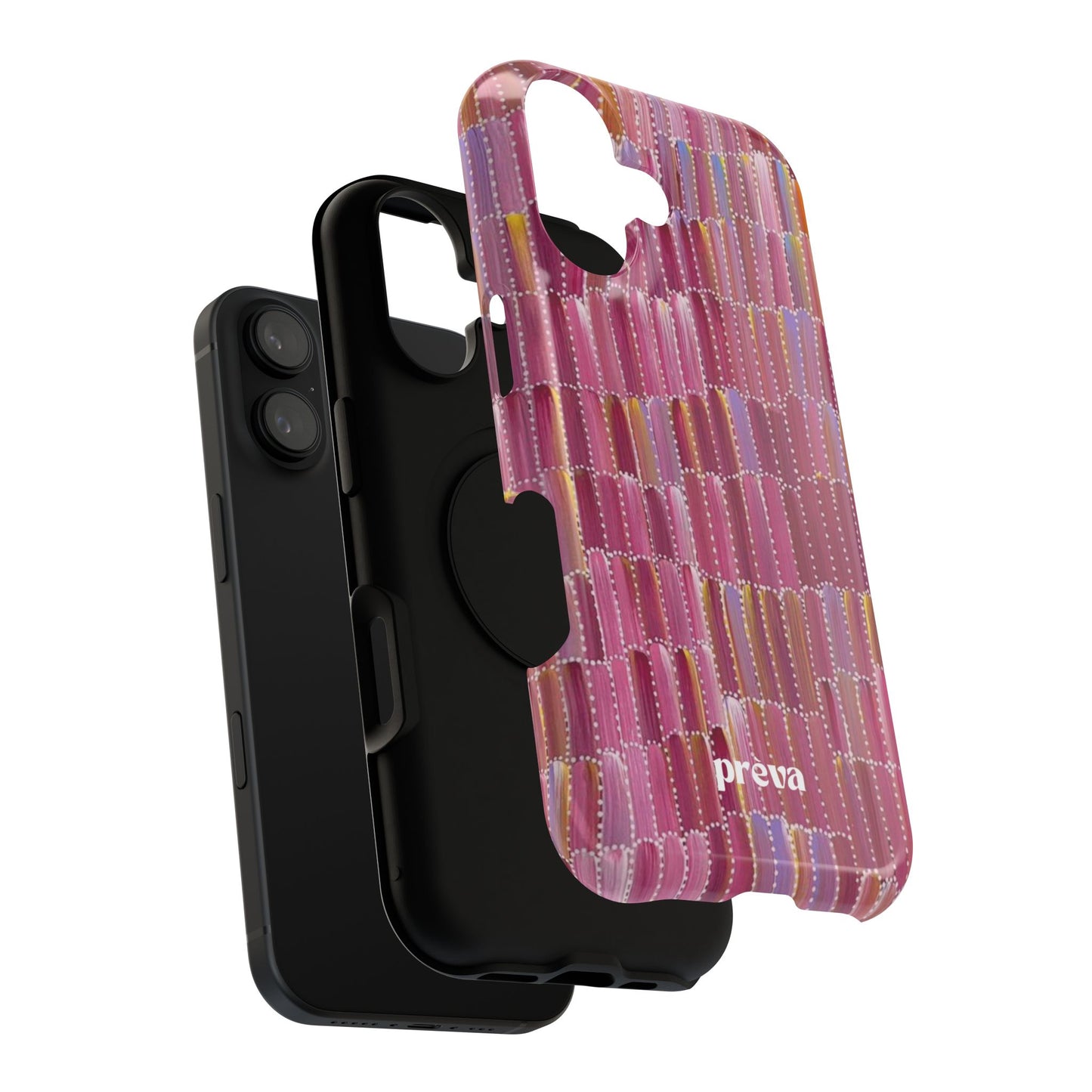 Pink Brushstroke Phone Case