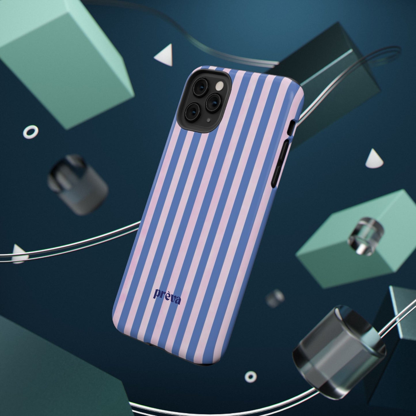 Striped Purple and Pink Phone Case