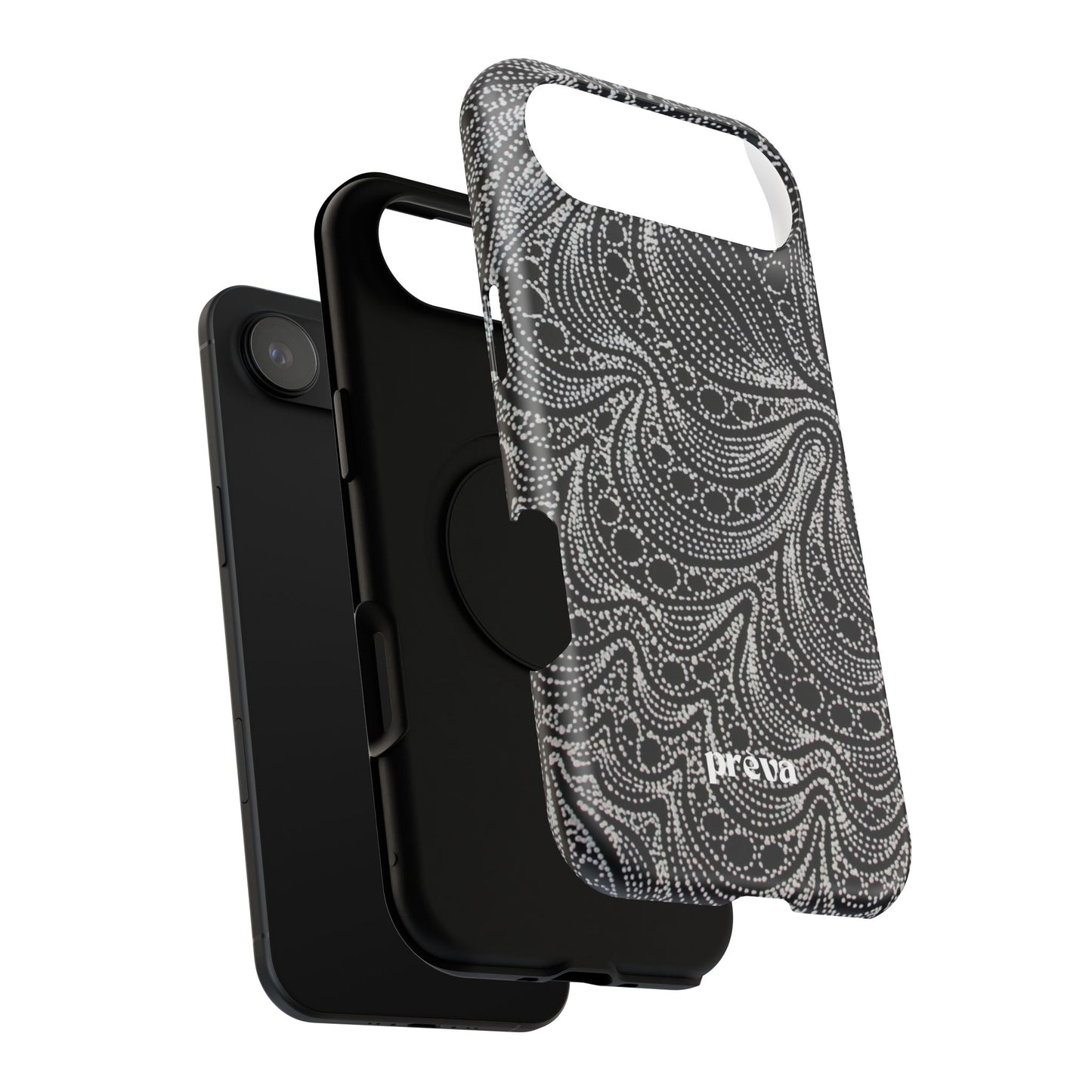 Abstract Midnight Lace Phone Case