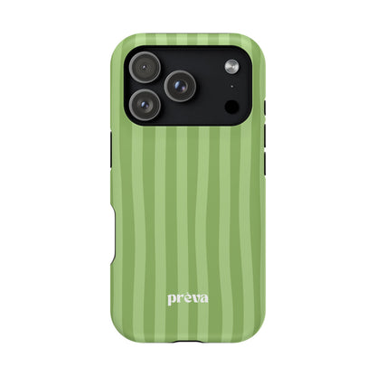Light Green Stripes Phone Case